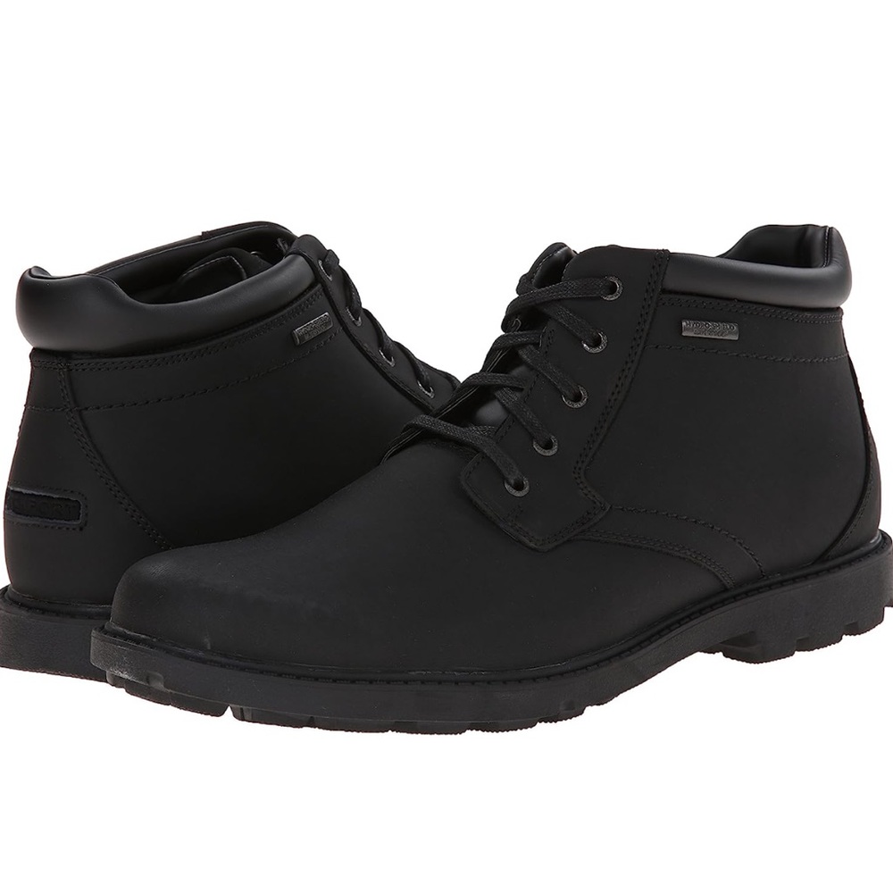 Rockport Black Men's Lace-Up Chukka Boots